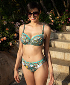 Slip de bain Lise Charmel bain Fleur Persane bronze ABB0367-BP