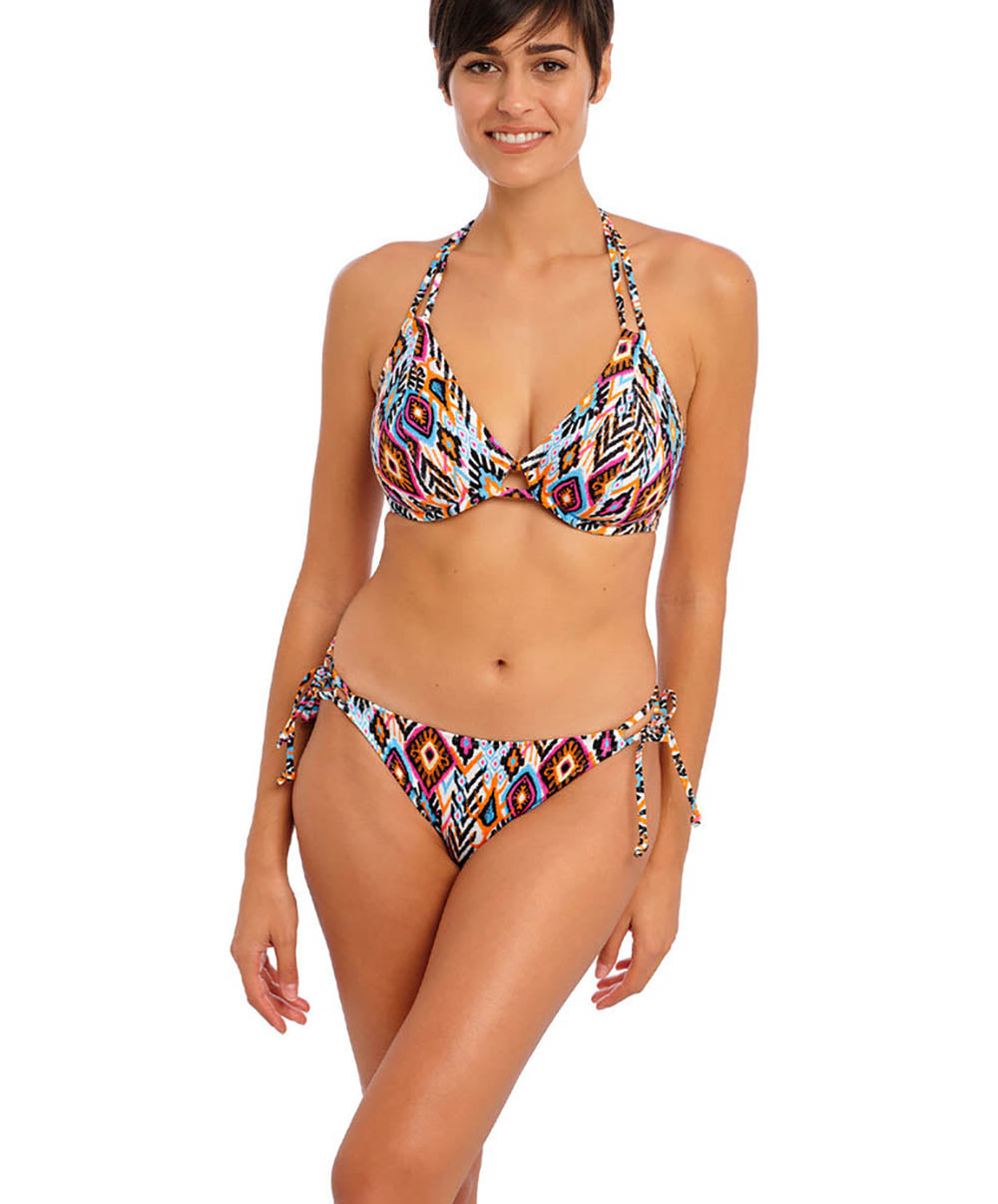 Bas de maillot de bain à nouettes Viva la fiesta Multicolore Freya swim AS204675-MUI