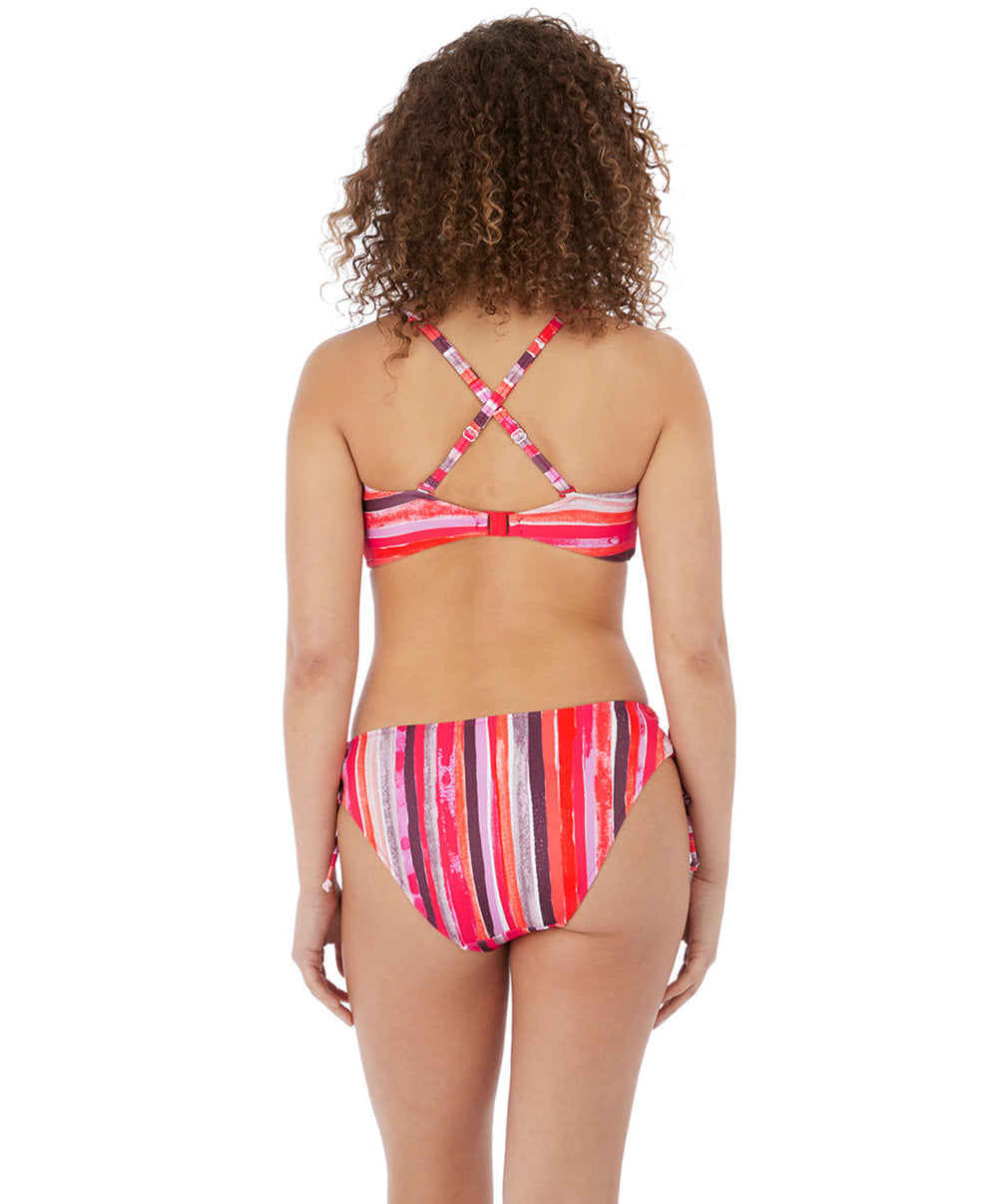 Slip de bain à nouettes Bali Bay summer multi Freya swim AS6785-SMI