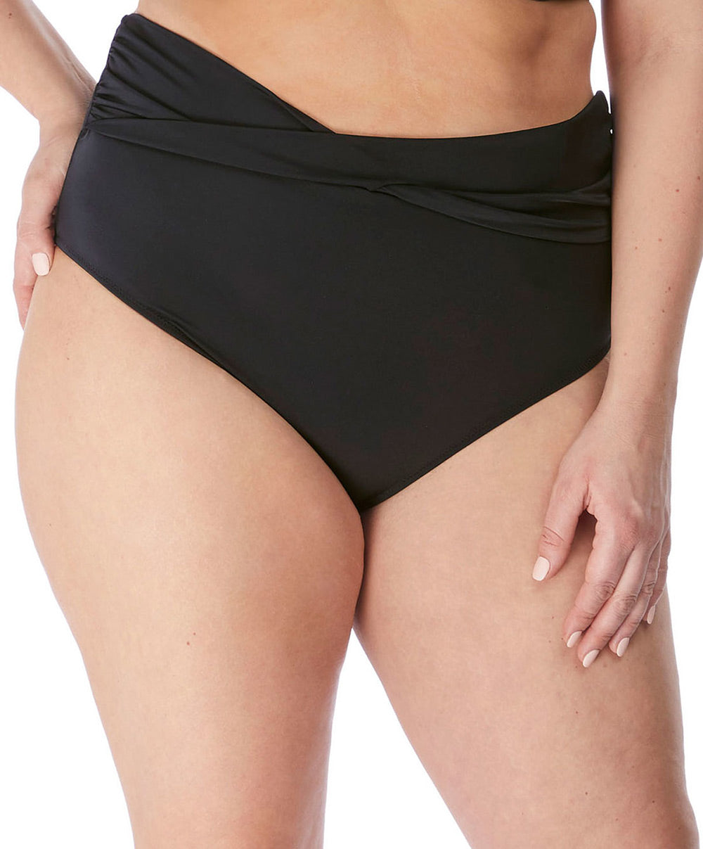 Slip de bain grande taille Elomi swim Magnetic noir ES7196-BLK