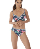 Bas de maillot de bain slip mi couvrant Fantasie swim Port maria Ink FS6895-INK