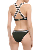 Slip de bain taille basse Lise Charmel bain Énergie Nautique kaki ABA0435-KN