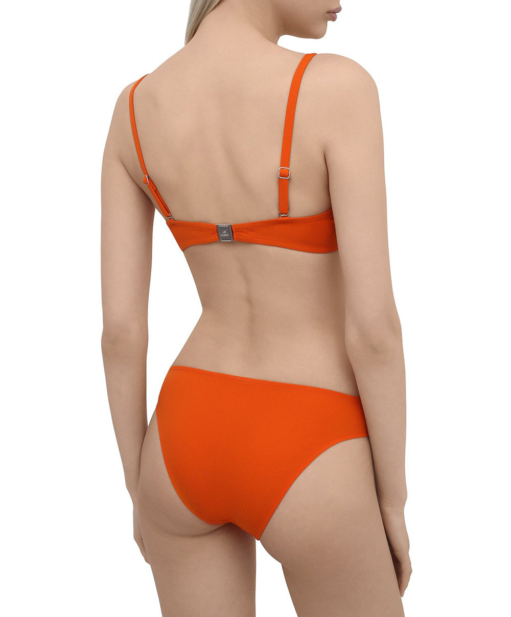 Slip de bain taille basse Lise Charmel bain Ajourage Couture curry ABA0415-CC