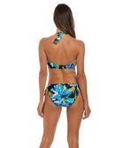 Slip de bain taille basse nouette Fantasie swim Paradise Bay Aqua Multi FS6478-AQM face