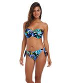 Slip de bain taille basse nouette Fantasie swim Paradise Bay Aqua Multi FS6478-AQM face