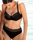 Slip de bain taille haute Lise Charmel bain Ajourage Couture noir ABA0615-NO 4