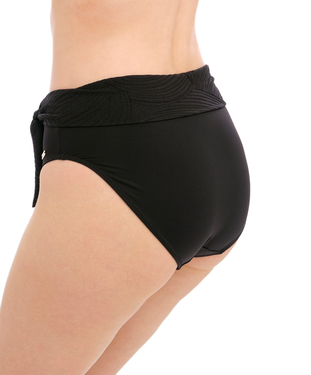 Slip de bain taille haute mi-couvrant Fantasie swim Ottawa noir FS6497-BLK