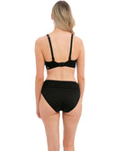 Slip de bain taille haute mi-couvrant Fantasie swim Ottawa noir FS6497-BLK