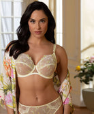 Slip dos opaque "Fantaisie" Lise Charmel Frisson d'Or jaune ACH0261-OR