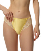 Slip dos opaque en soie Lise Charmel Splendeur soie vanille ACC0280-SVA