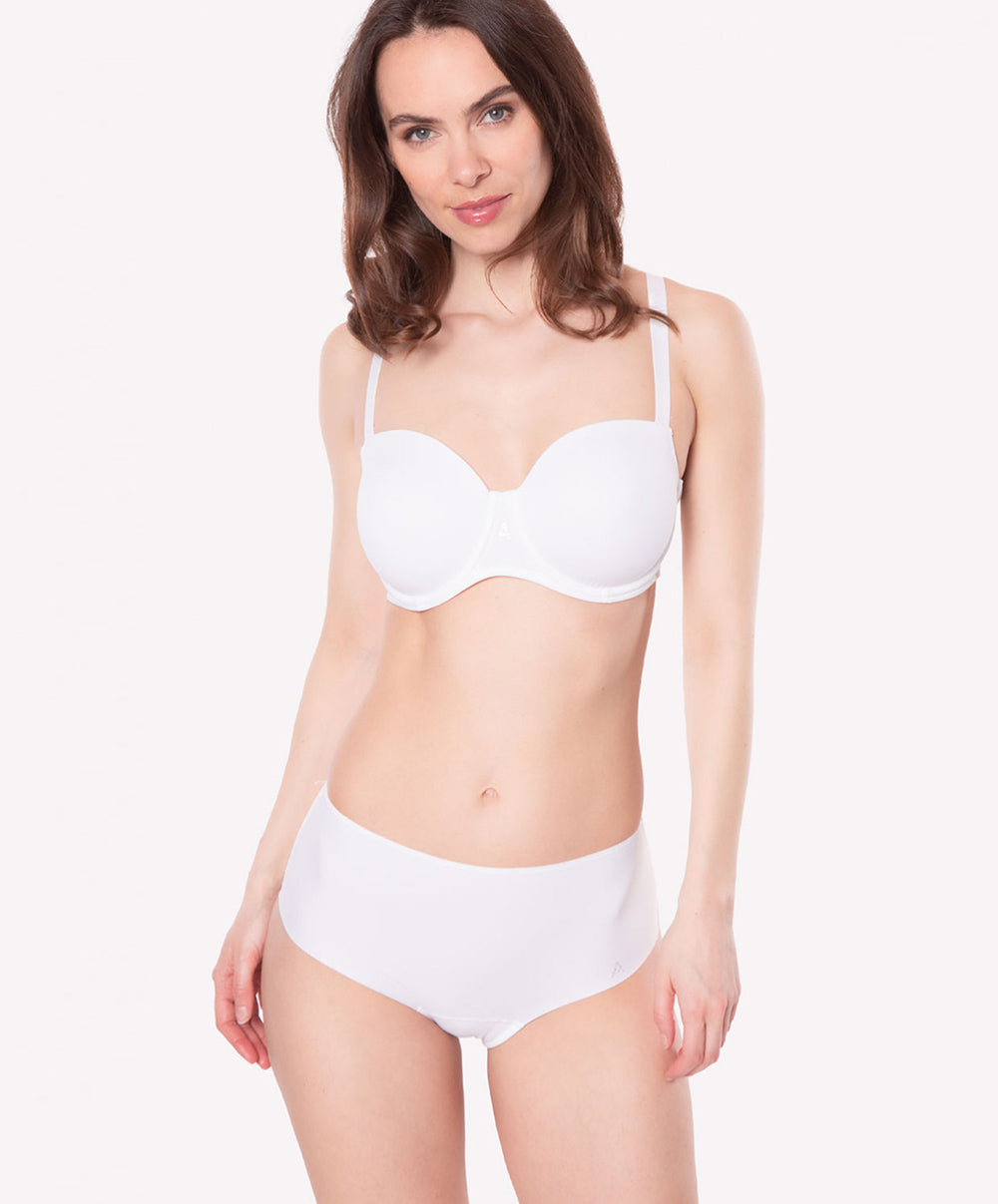 Slip fantaisie Antigel de Lise Charmel Culte Beauté blanc ECH0266-BL