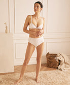 Slip fantaisie Antigel de Lise Charmel Culte Beauté blanc ECH0266-BL
