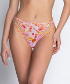 Slip "Fantaisie" Lise Charmel Jardins de Lumière bouquet multicolore ACH0249-BL