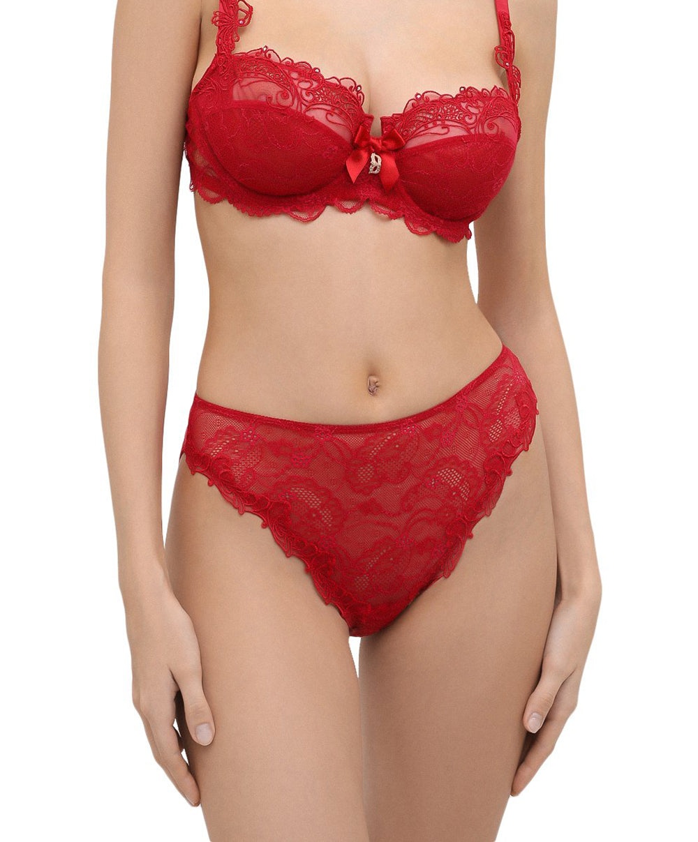 Slip fantaisie Lise Charmel Soir de Venise rouge ACA0203-RV -2