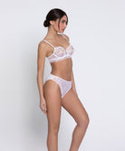 Slip dos opaque Lise Charmel Sublime en Dentelle blanc ACH0213-BL