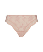 Slip dos opaque Lise Charmel Sublime en Dentelle rose poudre ACH0213-OS 
