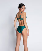 Slip dos opaque Lise Charmel Sublime en Dentelle vert princesse ACH0213-VP