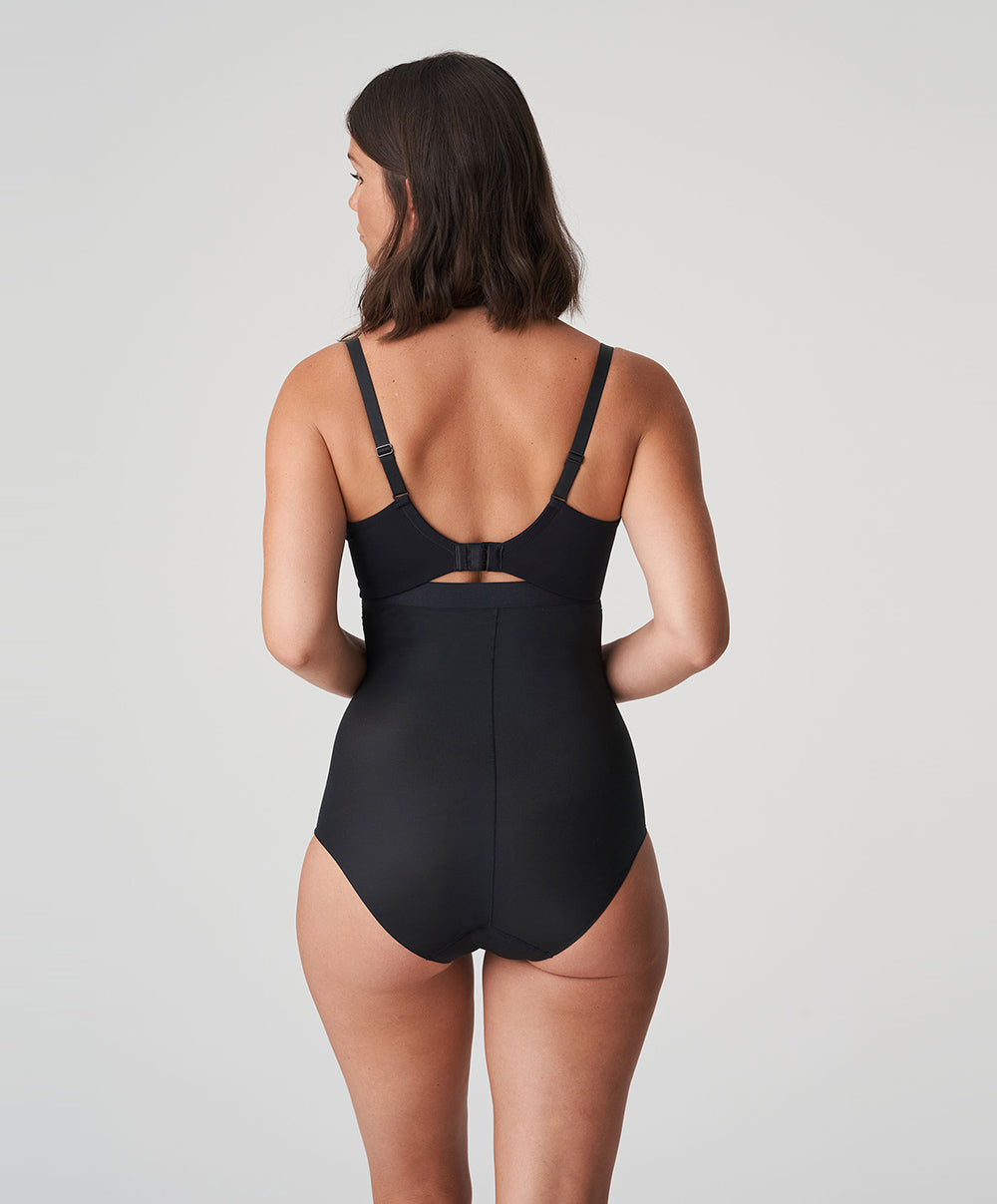 Slip gainant taille très haute invisible PrimaDonna Figuras charbon 0563253-CHB
