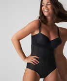 Slip gainant taille très haute invisible PrimaDonna Figuras charbon 0563253-CHB