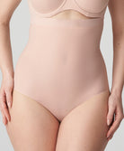 Slip gainant taille très haute invisible PrimaDonna Figuras rose poudré 0563253-PWD