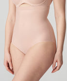 Slip gainant taille très haute invisible PrimaDonna Figuras rose poudré 0563253-PWD