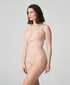 Slip gainant taille très haute invisible PrimaDonna Figuras rose poudré 0563253-PWD