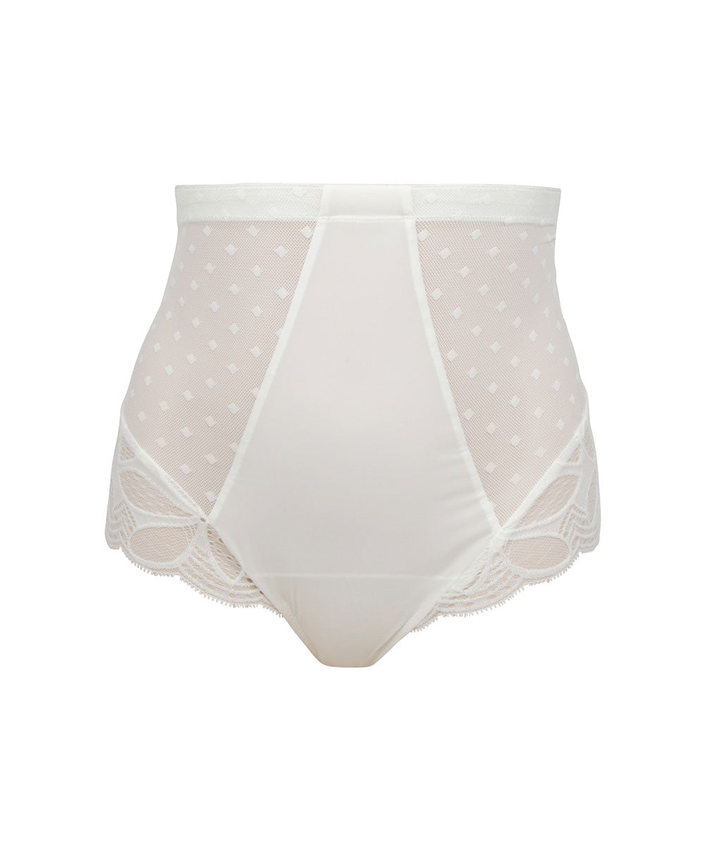 Culotte gainante taille haute Antigel de Lise Charmel Stricto Sensuelle écru nacre ECH0617-EN