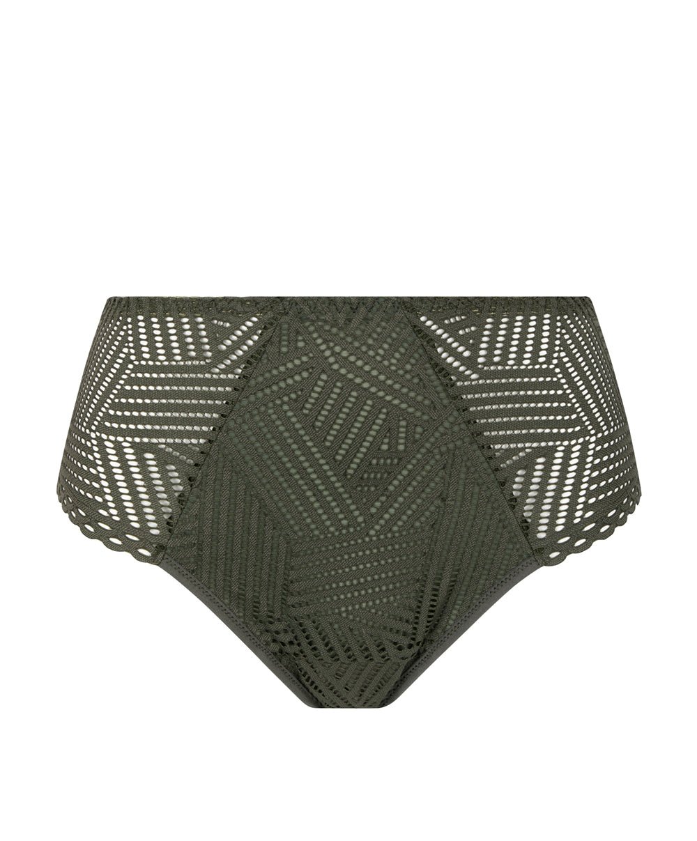 Slip haut Antigel de Lise Charmel Tressage Graphic éclat aventure kaki FCC0337-EA 10