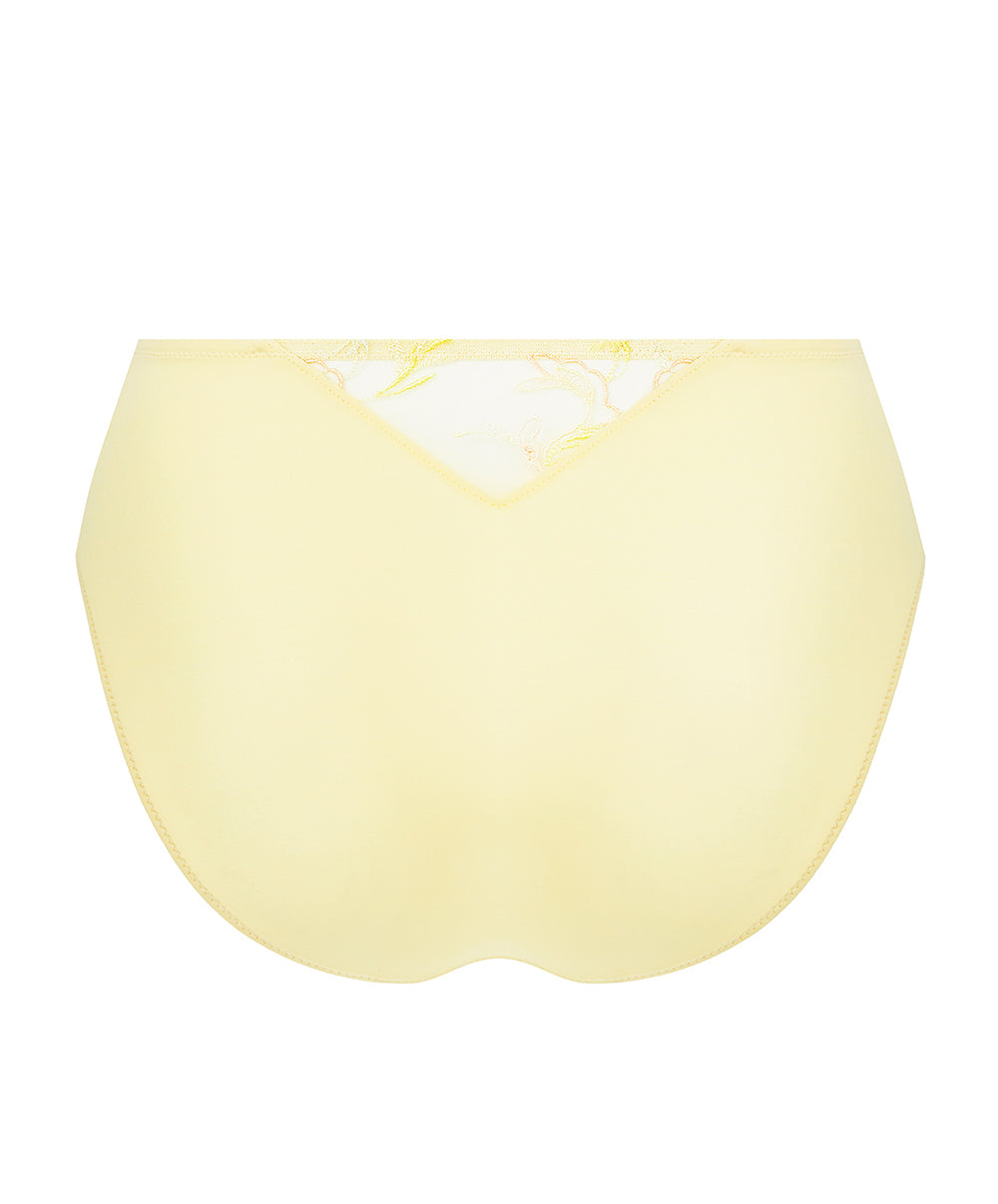 Slip haut dos opaque Lise Charmel Frisson d'Or jaune ACH0361-OR
