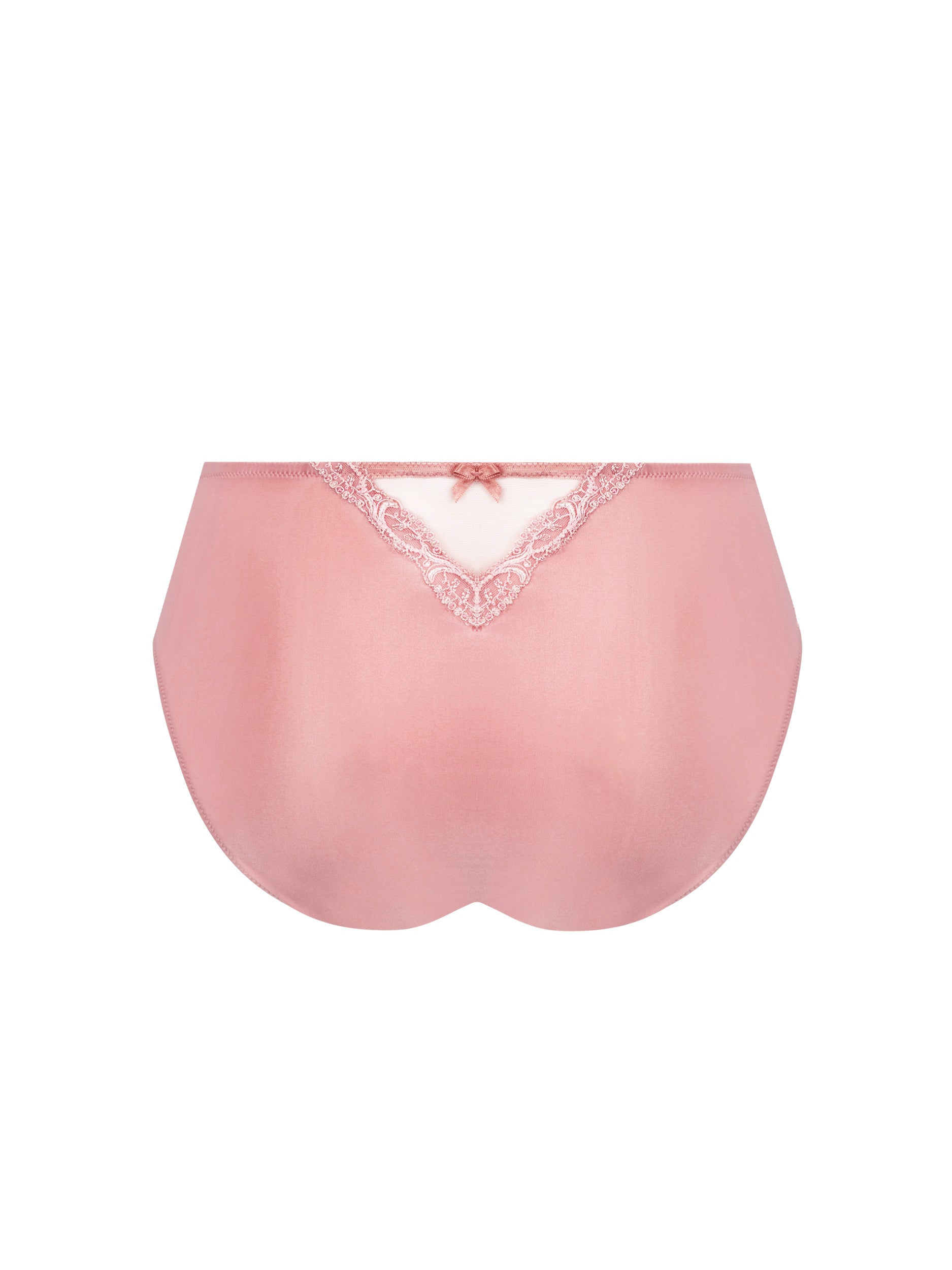 Slip haut en soie Lise Charmel Splendeur soie rose vintage ACC0380-SU 100