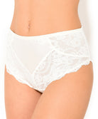 Slip haut grande taille en soie Frisson Dentelle nacre Lise Charmel BCS0302-NA