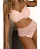 Slip invisible stretch taille haute dentelle Fantasie Lace Ease blush FL2330-BLH