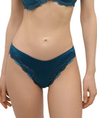 Slip italien en soie Lise Charmel Splendeur Soie cyan ACC0780-SC