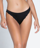 Slip italien en soie Lise Charmel Splendeur Soie noir ACC0780-NO
