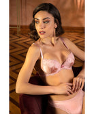 Slip italien en soie Lise Charmel Splendeur soie rose vintage ACC0780-SU