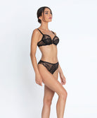 Slip "Séduction" Lise Charmel Féérie Couture noir ACH0774-NO