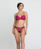 Culotte italienne Lise Charmel Sublime en Dentelle fuchsia ACH0713-FS