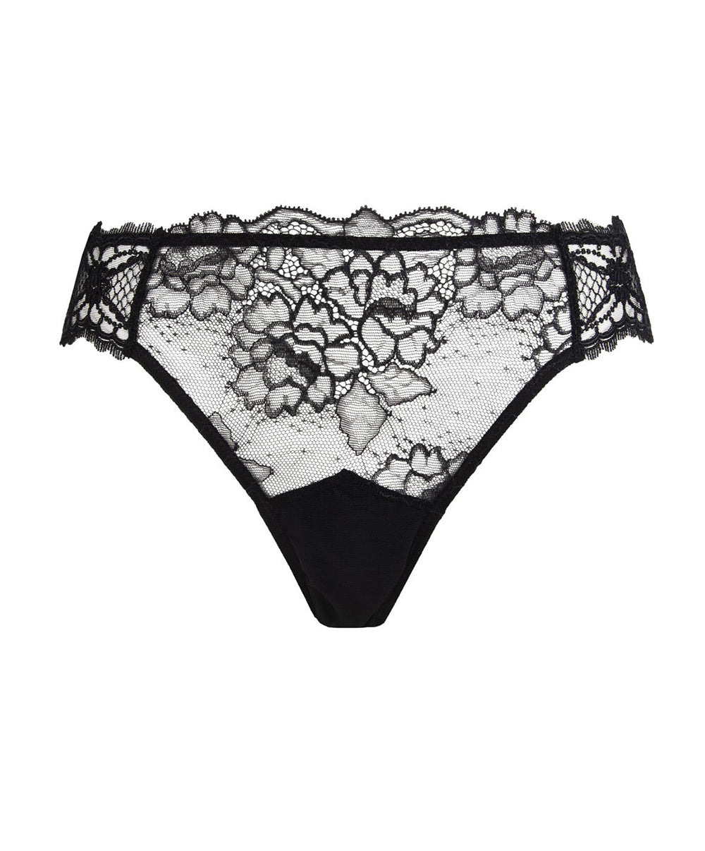 Culotte italienne Lise Charmel Sublime en Dentelle noir ACH0713-NO 