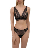 Culotte italienne Lise Charmel Sublime en Dentelle noir ACH0713-NO 