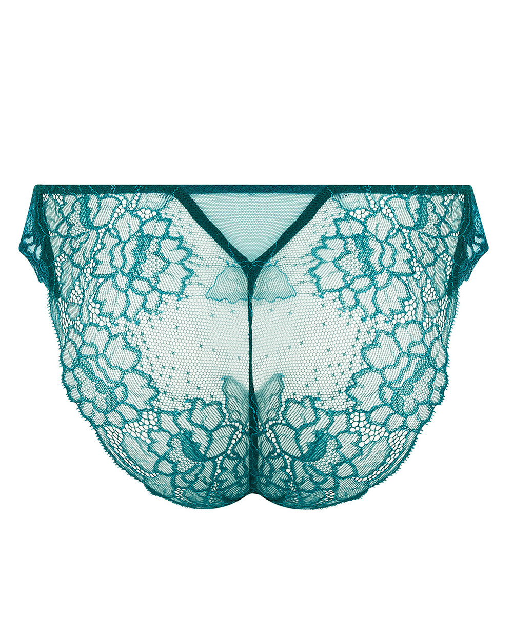 Culotte italienne Lise Charmel Sublime en Dentelle vert princesse ACH0713-VP