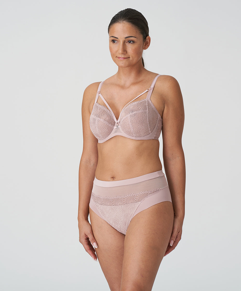 Slip taille haute femme PrimaDonna Sophora bois de rose 0563181-BDS