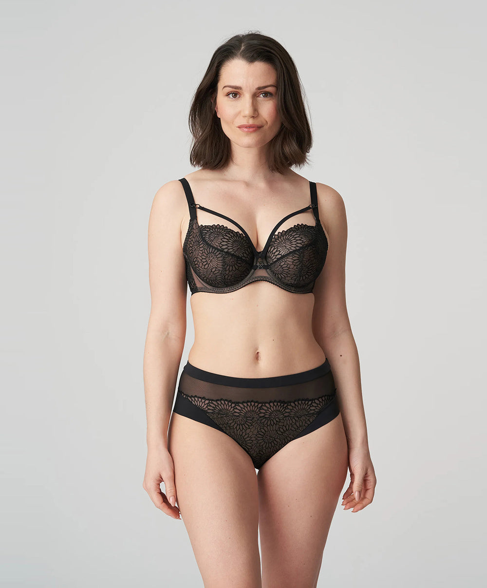 Slip taille haute femme PrimaDonna Sophora noir 0563181-ZWA
