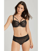 Slip taille haute femme PrimaDonna Sophora noir 0563181-ZWA