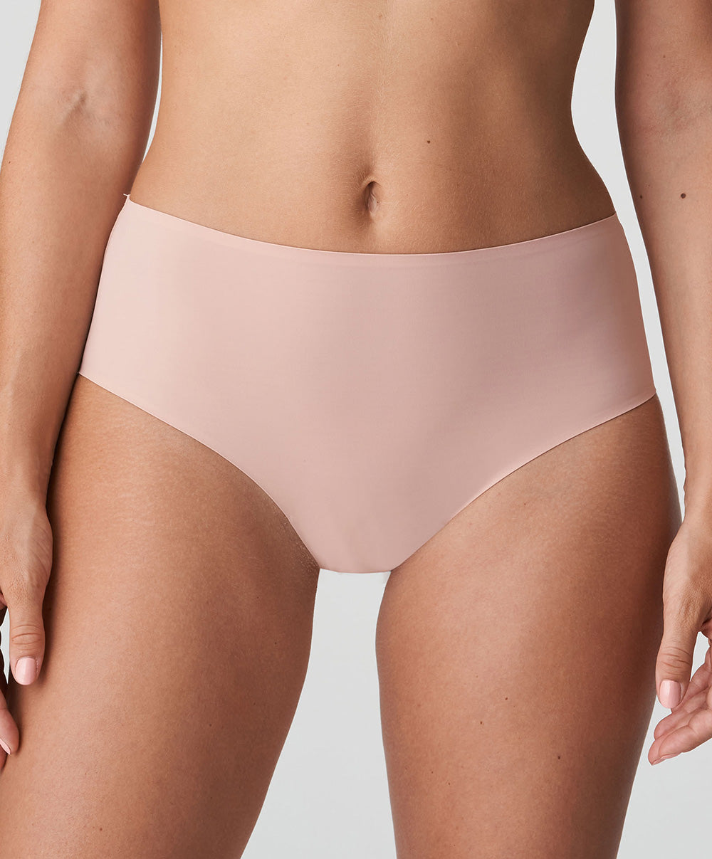 Slip taille haute invisible PrimaDonna Figuras rose poudré 0563251-PWD