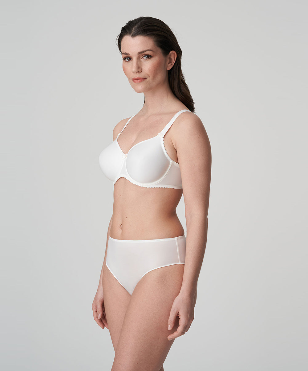 Slip taille haute invisible PrimaDonna Satin noir 0561331-NAT