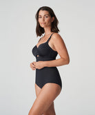 Slip ventre plat gainant taille très haute PrimaDonna Perle charbon 0562344-CHB