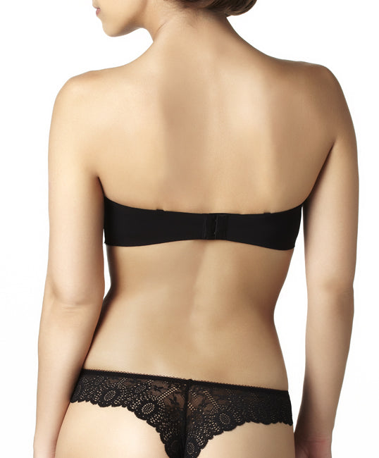Soutien-gorge Sans Bretelles Lisse Caressence Simone Perele Noir