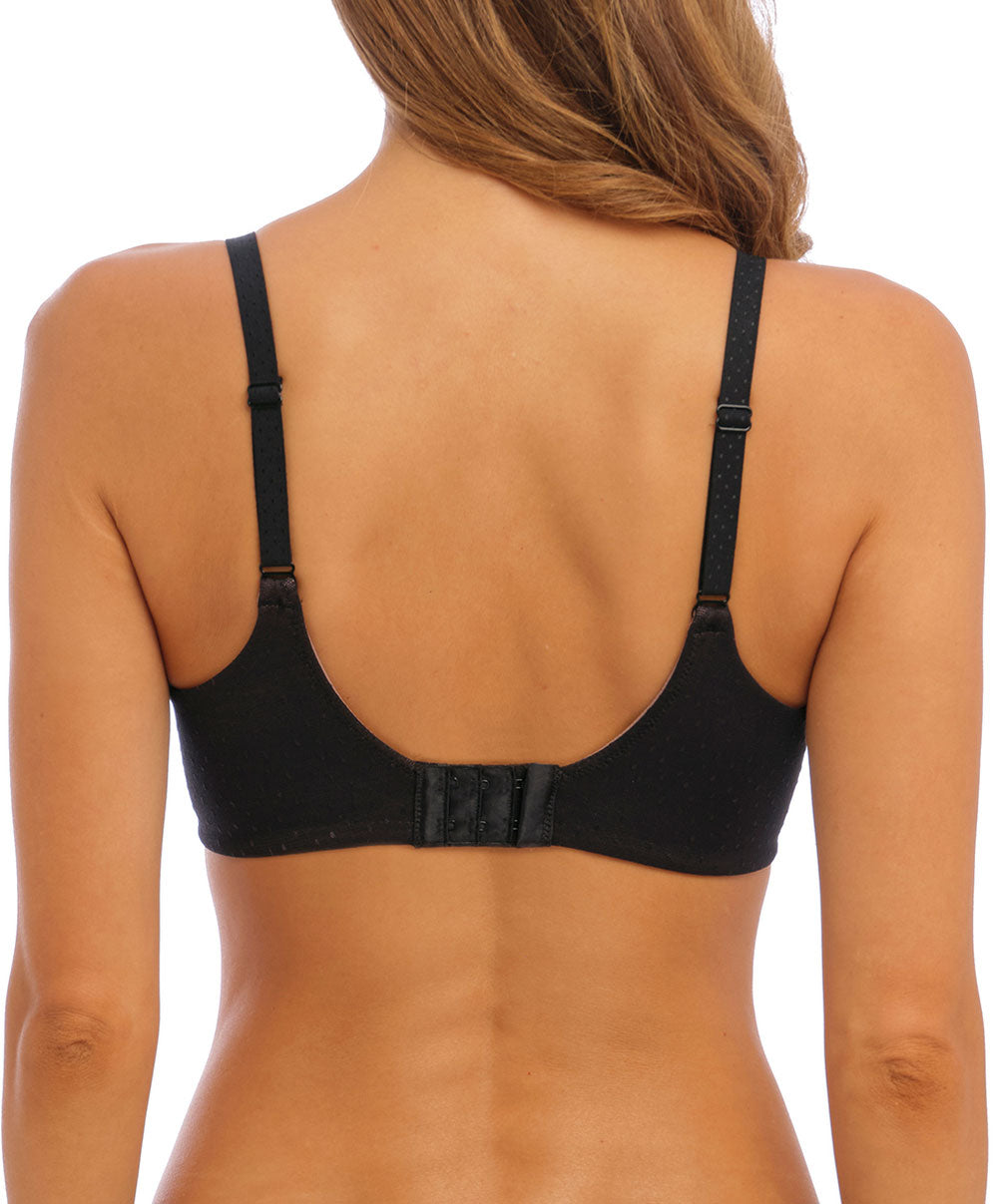 Soutien-gorge à armatures lissant Wacoal Back Appeal noir WA855303-BLK