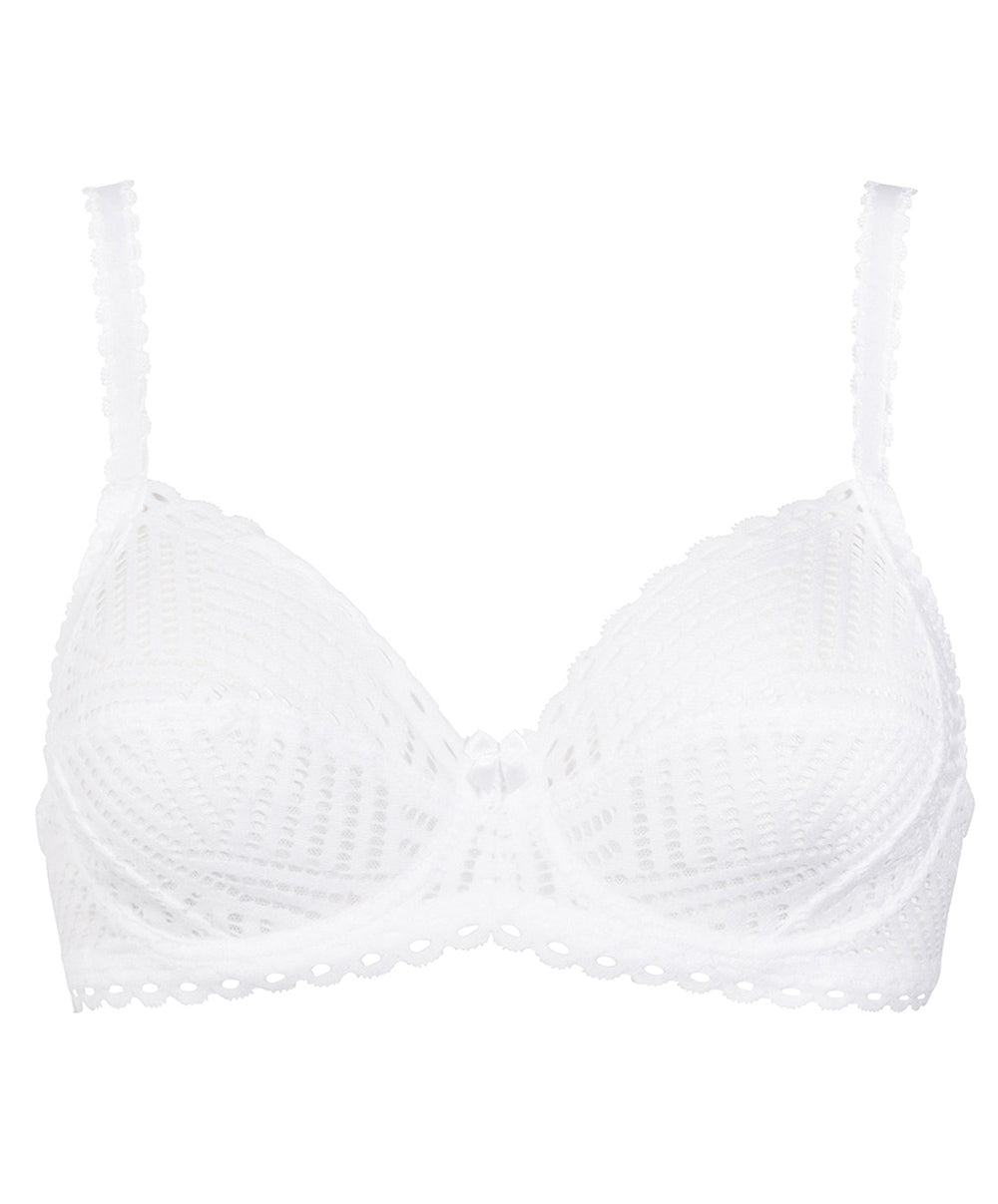 Soutien-gorge armature Antigel de Lise Charmel Tressage Graphic blanc ECC6037-TB