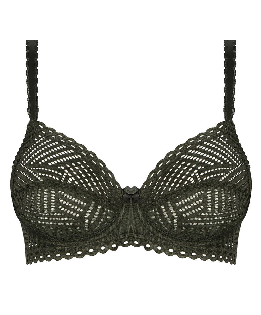 Soutien-gorge armature Antigel de Lise Charmel Tressage Graphic éclat aventure kaki ECC6037-EA